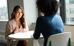 women talking