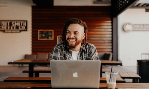 man at coffee shop